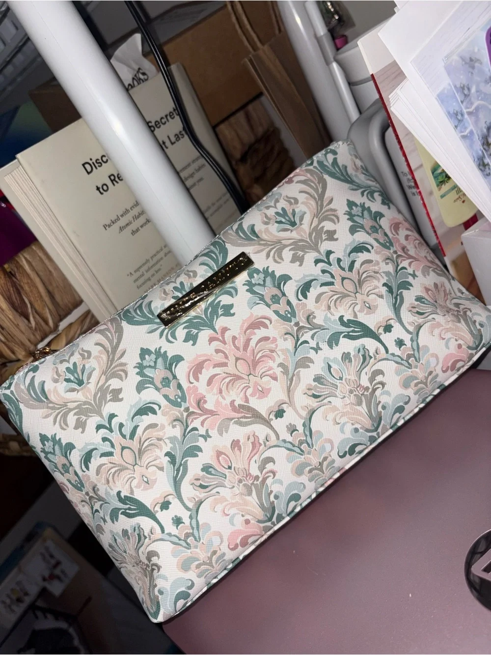 Pink & Teal Traveler Makeup Bag main image 1